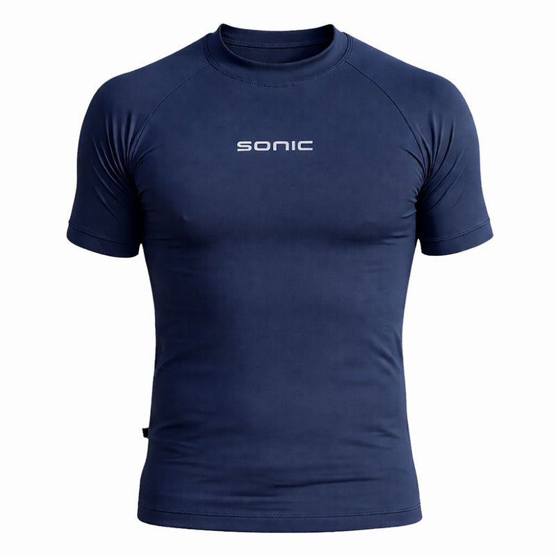 Camiseta Agility Masculina UV50+ Azul Marinho | Universo Esporte