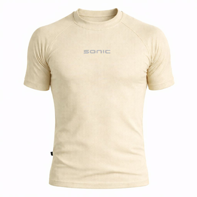 Camiseta Dryfit Masculina Manga Curta Cream | Universo Esporte