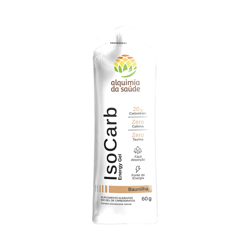 IsoCarb Energy Gel Baunilha sem Cafeína | Universo Esporte
