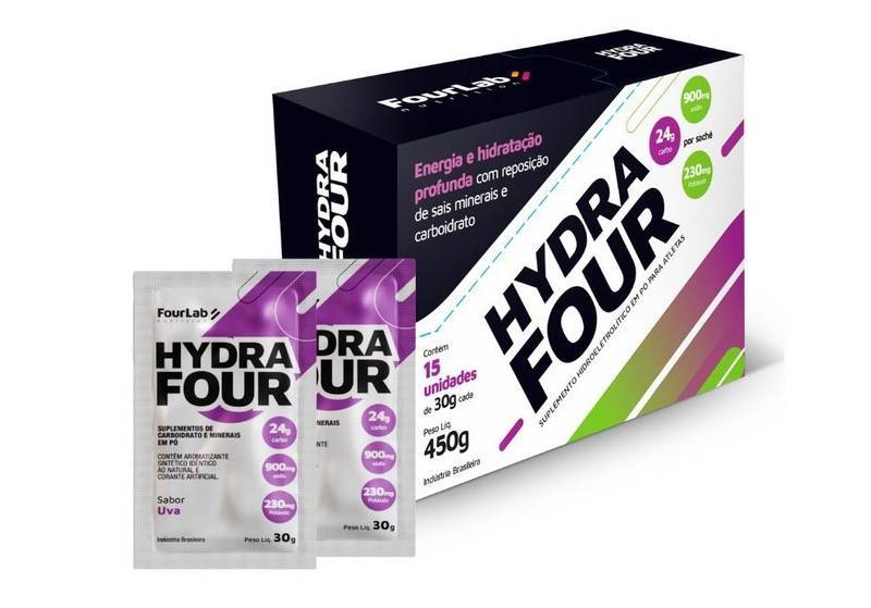 HydraFour FourLab 30g Sachê Repositor Hidroeletrolítico | Universo Esporte