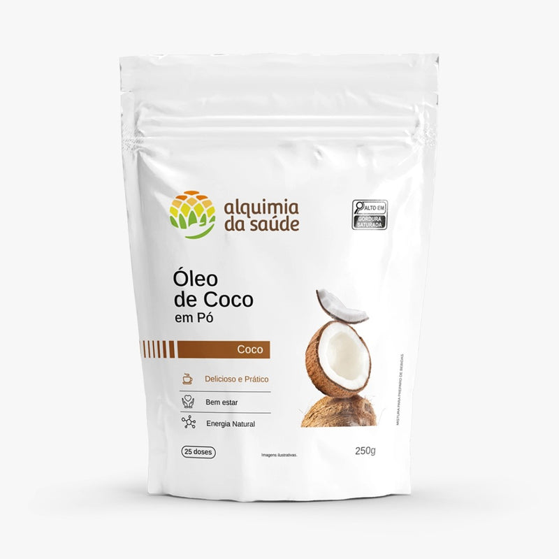 Óleo de Coco em Pó 250g Energia Natural | Universo Esporte