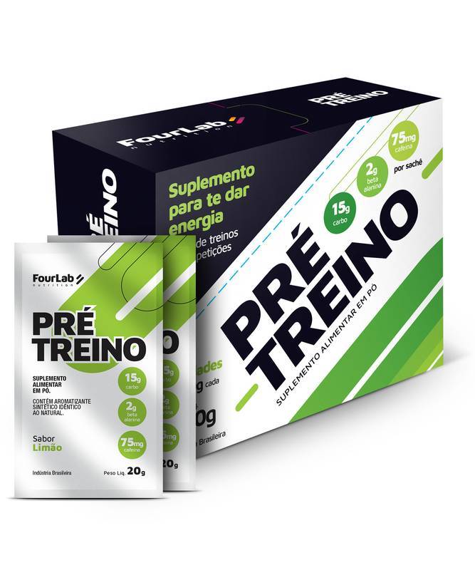 Pré Treino Endurance Limão Display 20 Sachês | Universo Esporte